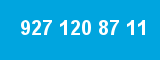 927 120 87 11